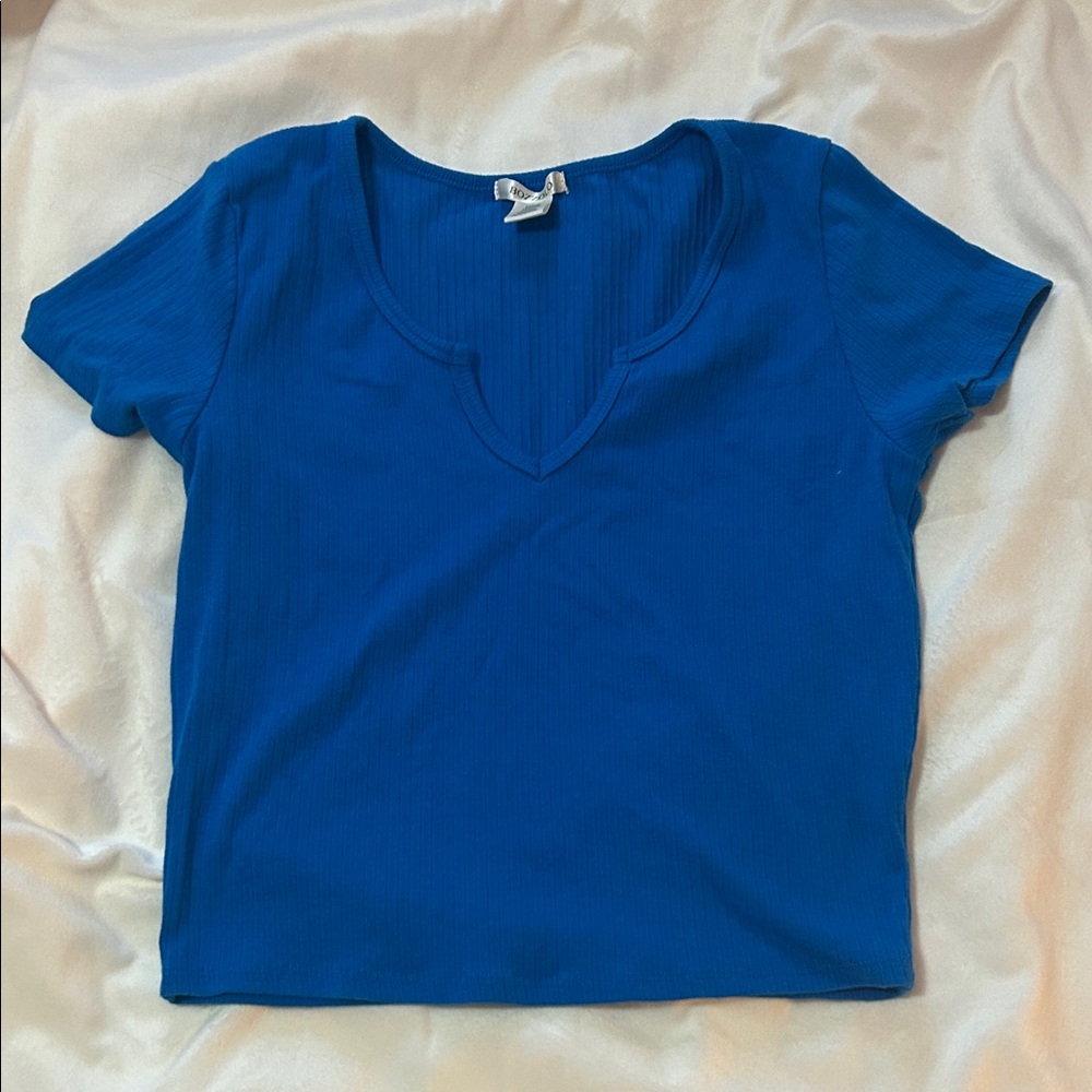 Bozzolo Royal Blue Short Sleeve Top